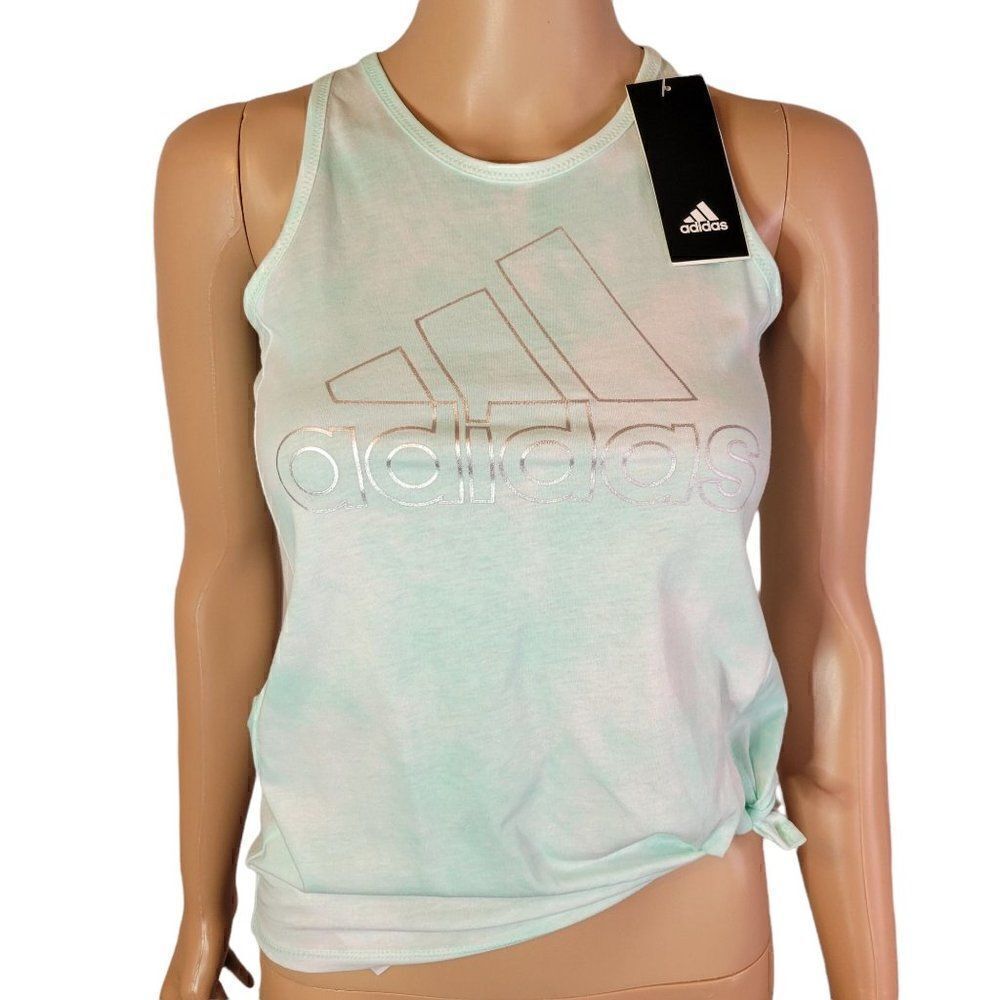 Adidas Girls Mint Tank (Size M 10/12)
